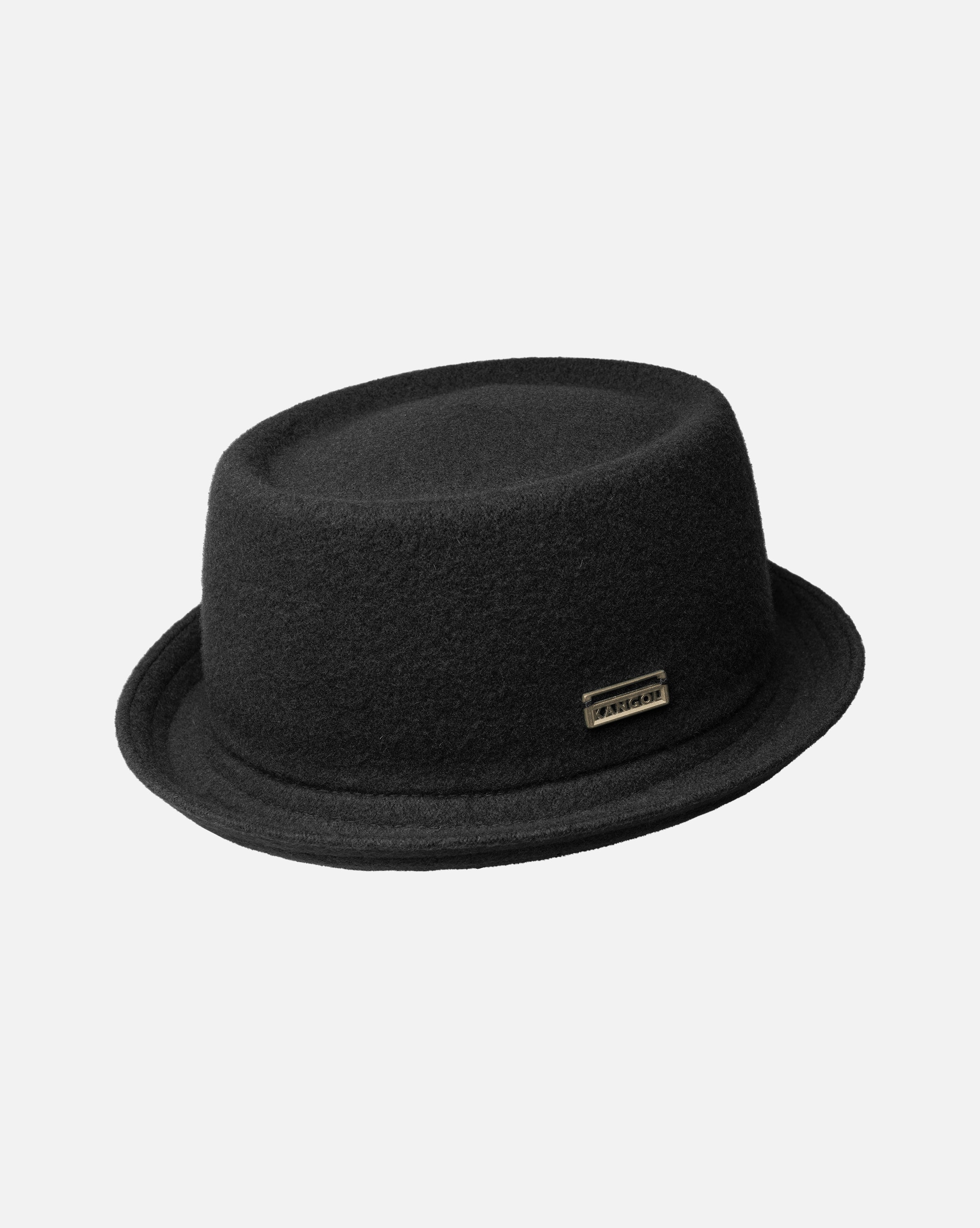 Original KANGOL WOOL MOWBRAY Pork Pie Hut Trilby Schwarz Mütze Wollhut Original KANGOL WOOL MOWBRAY Pork Pie Hut Trilby Schwarz Mütze Wollhut