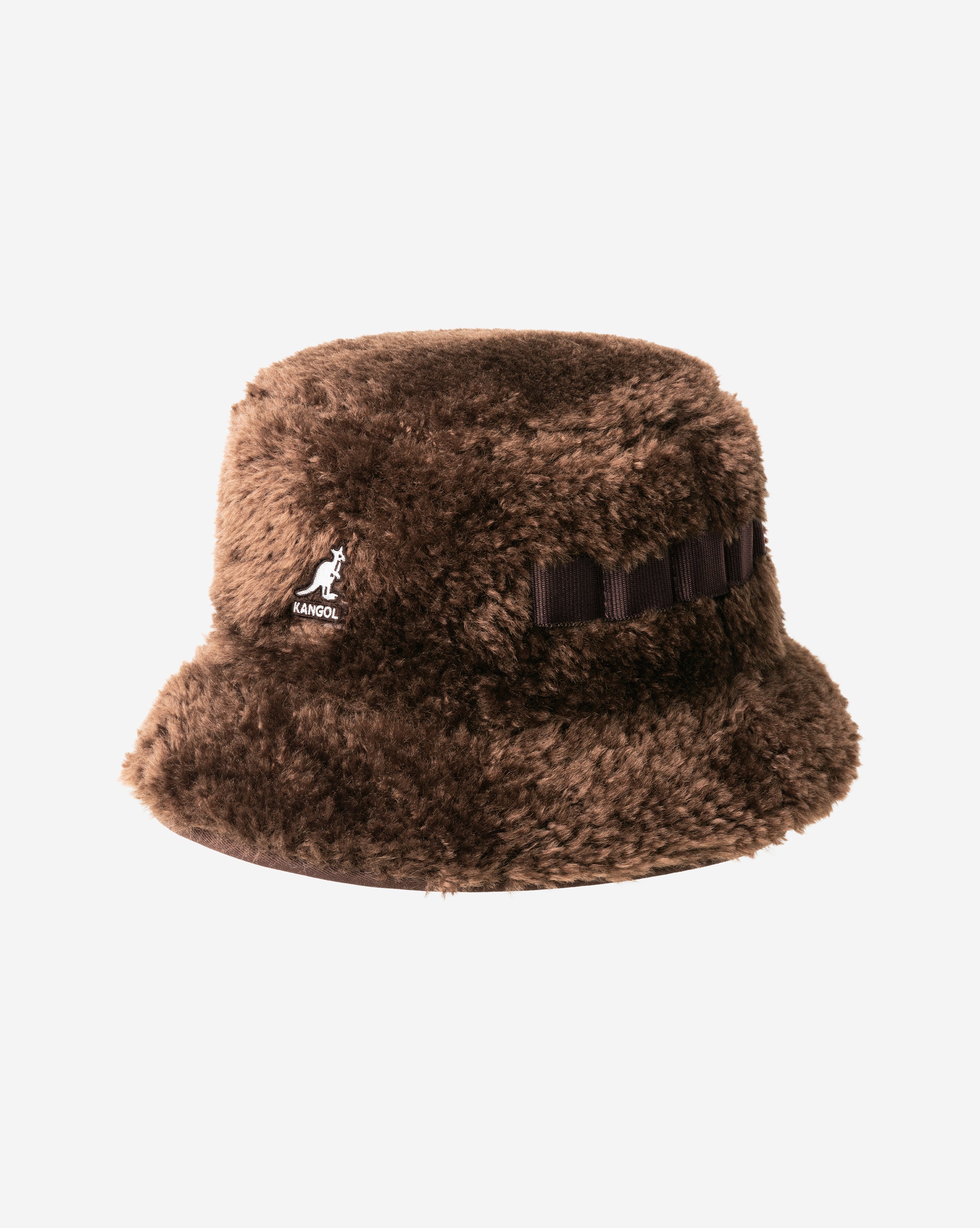 Furry white kangol bucket hat online