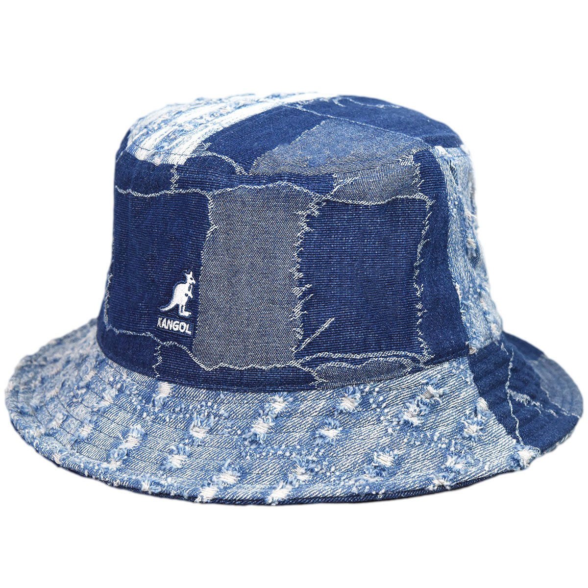 Denim Patchwork Bucket online Hat by Maricando