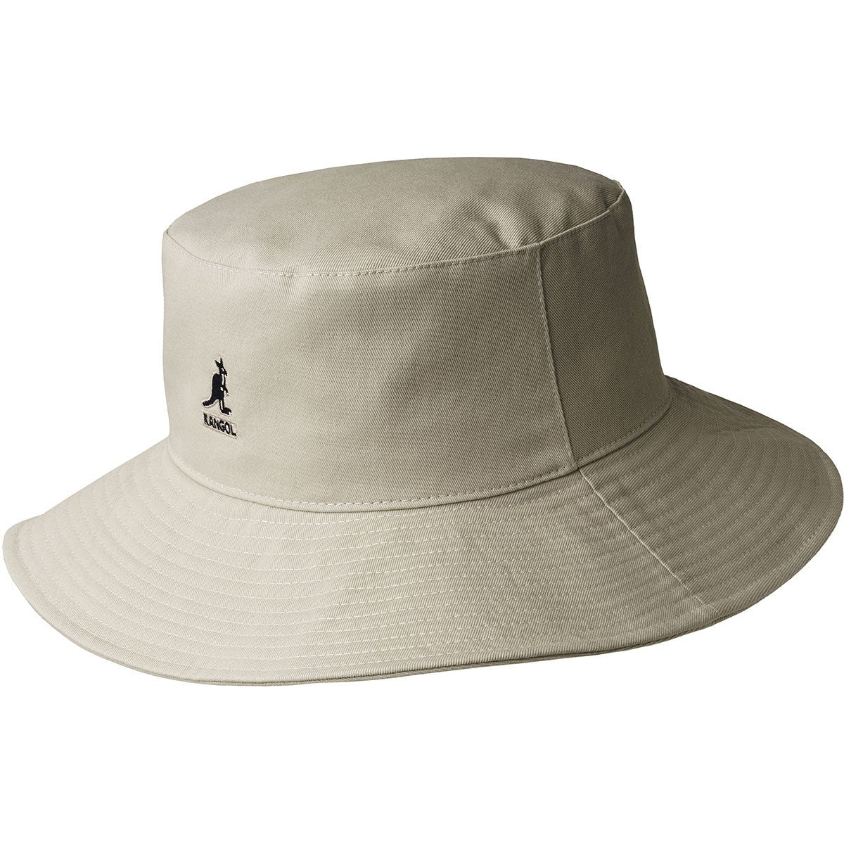 Kangol Men s Washed Cotton Fisherman Bucket Hat Khaki L