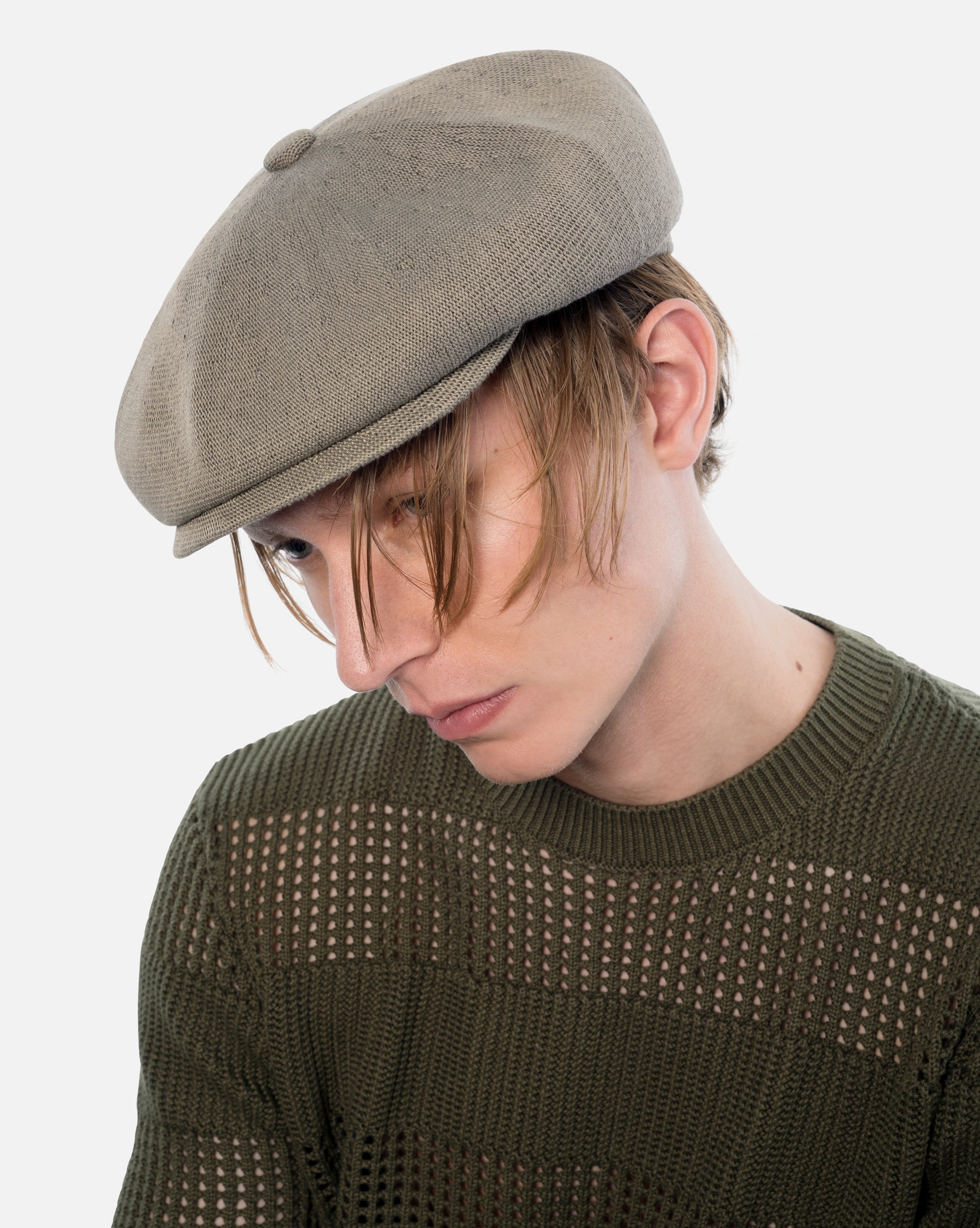 Bamboo Hawker Panel Newsboy Cap Kangol - Main Image