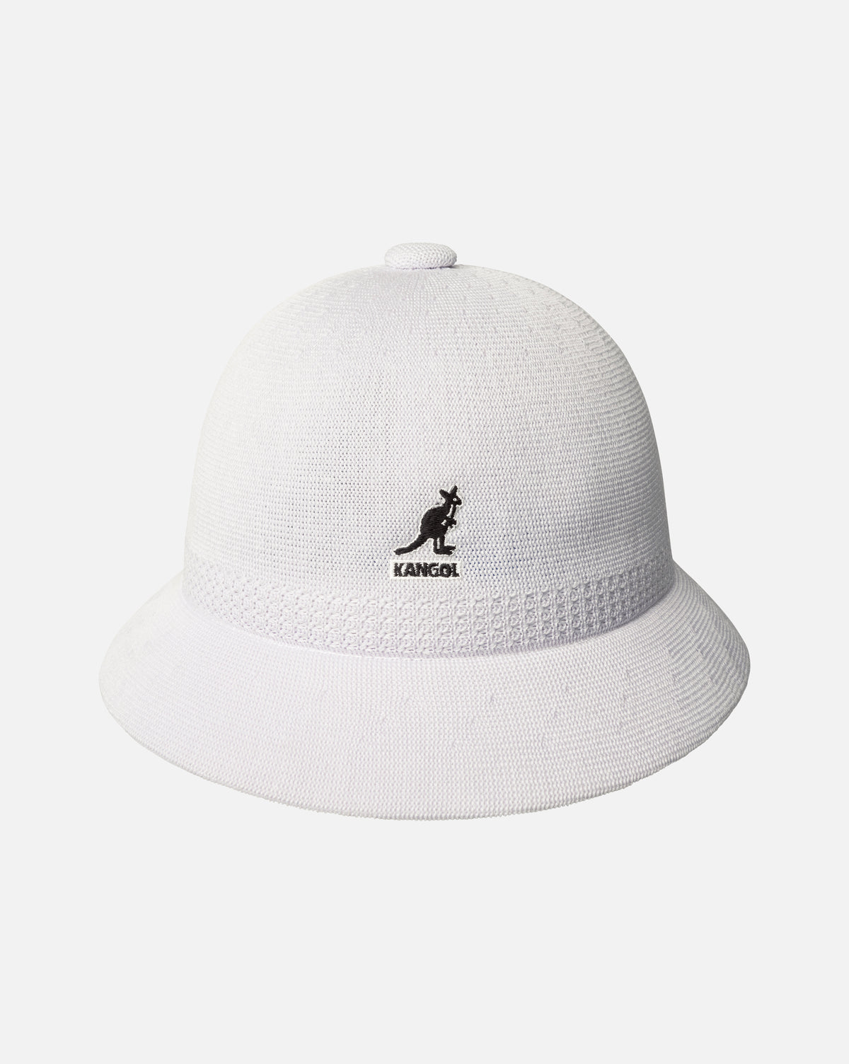 Kangol Siren Sweetcorn Textured Wide Brim Floppy Bucket Hat Bow Logo Kangol Cord Bucket main image 3