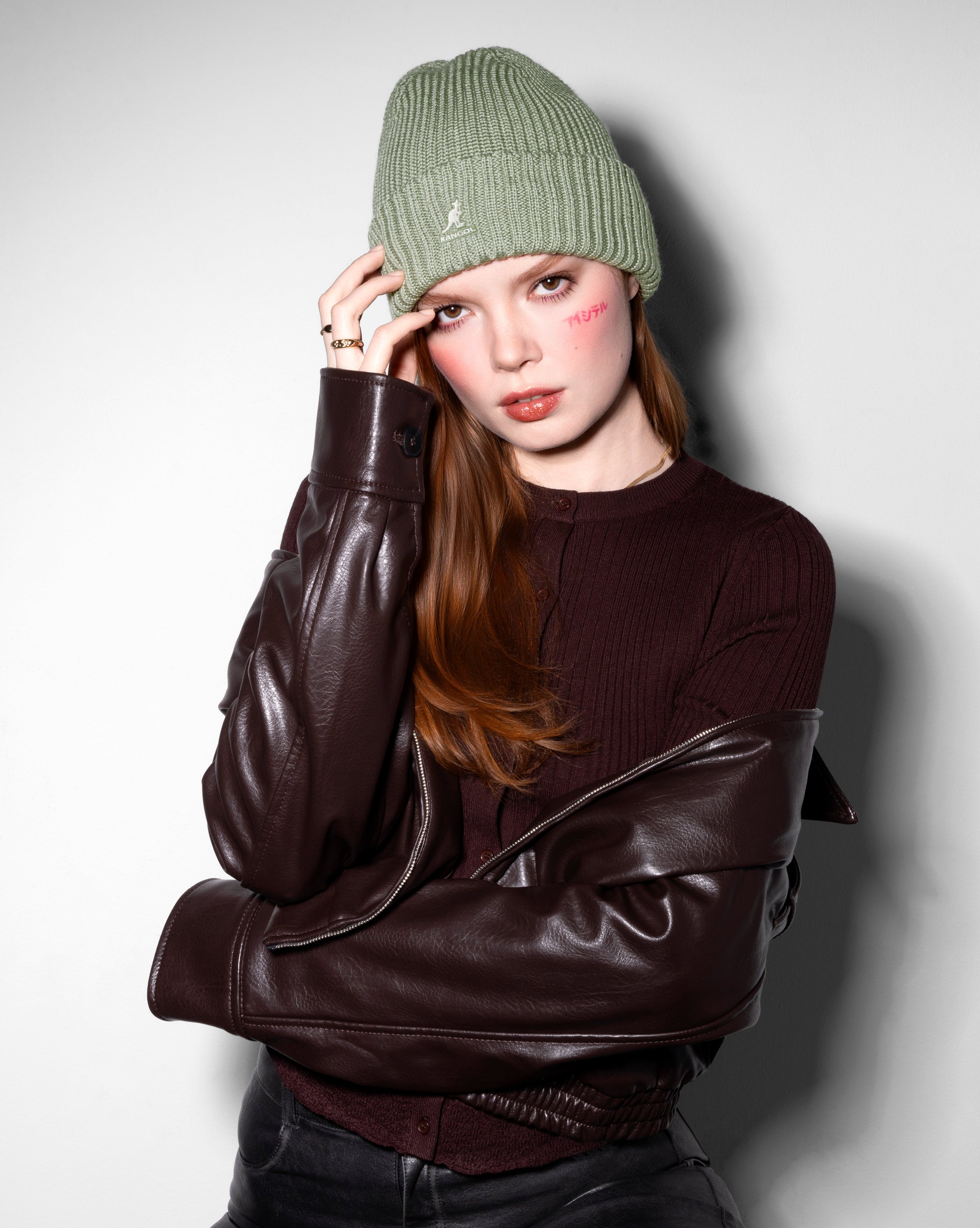 【韓国 Rest & Recreation】RR RIB JERSEY BEANIE RR RIB JERSEY BEANIE - BLACK - rest and recreation