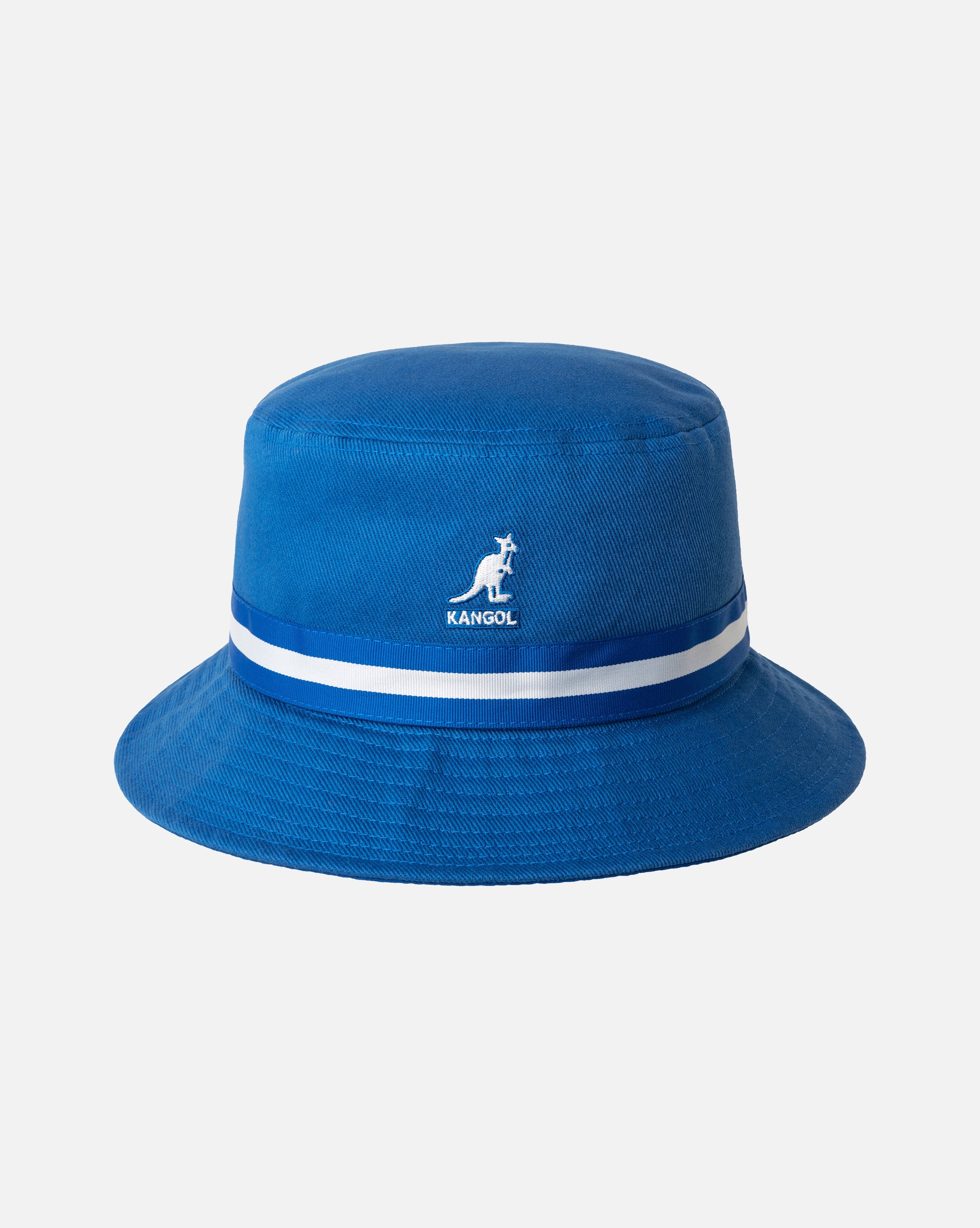 Kangol Stripe Lahinch Bucket Hat Mykonos Blue L unisex