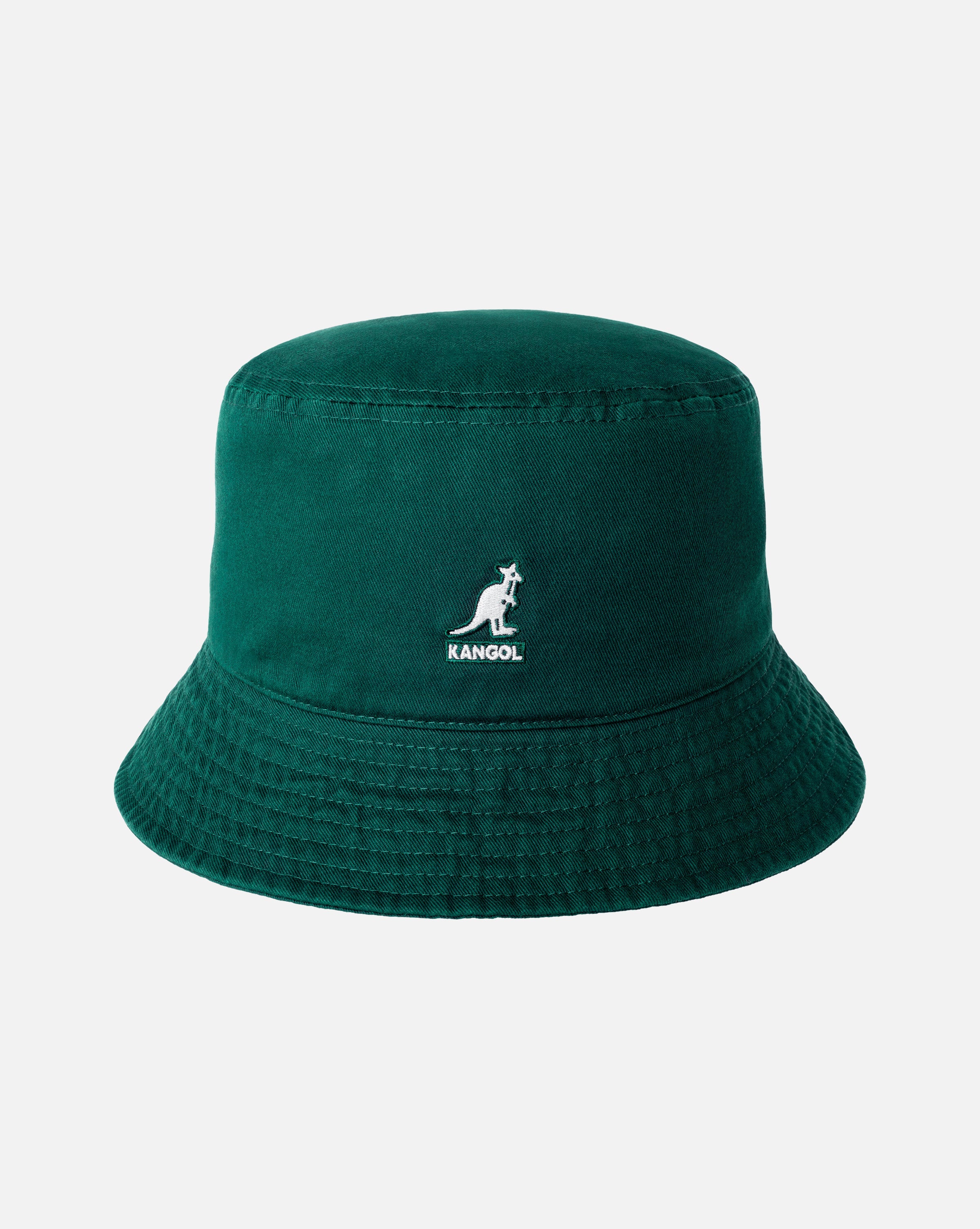 Kangol Men s Washed Cotton Bucket Hat Pine M