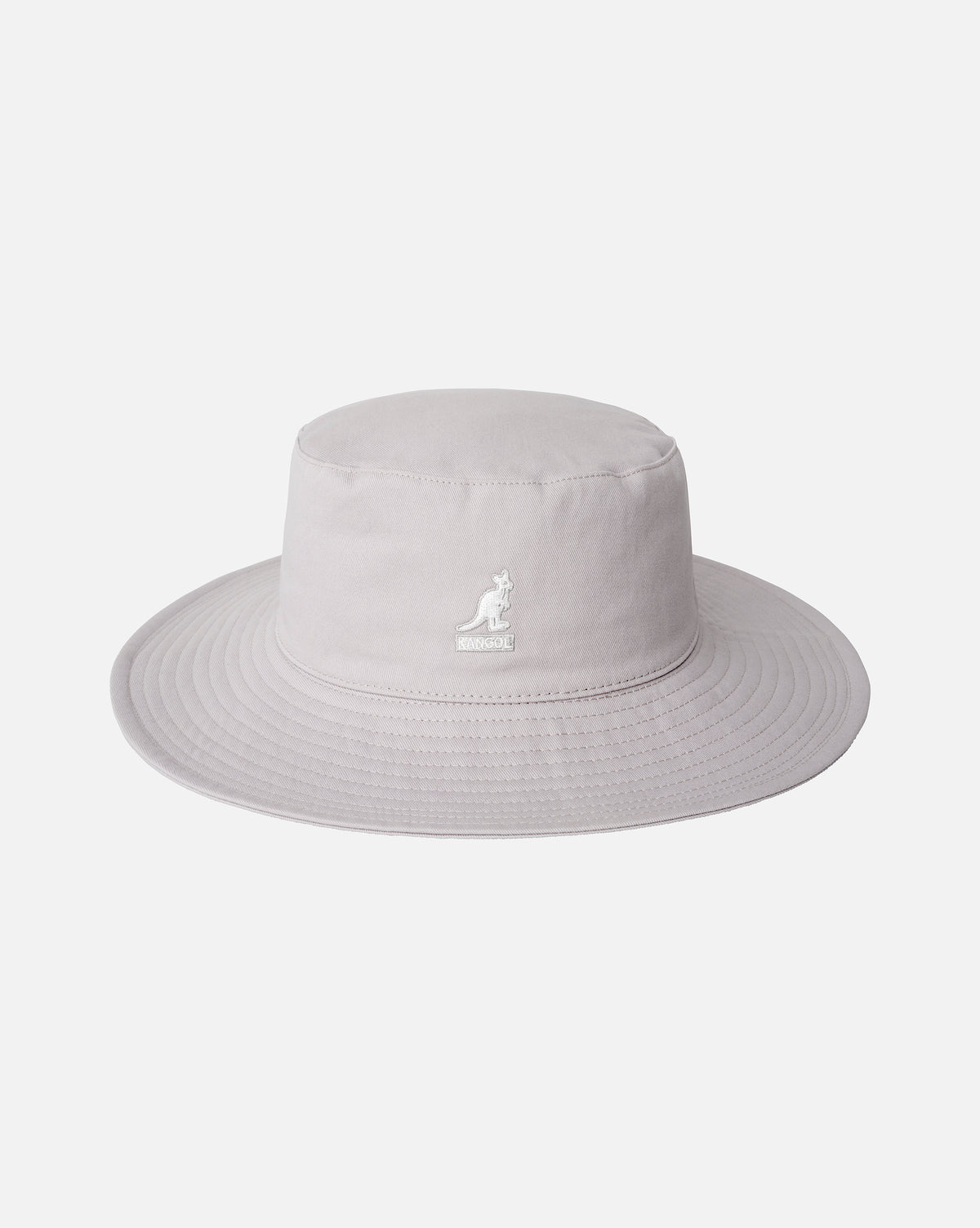 KANGOL Washed Flat Top Fisherman White Bucket Hat Unisex Adult Small Kangol Washed Bucket Hat - Khaki/S Khaki, Small at Amazon  main image 2
