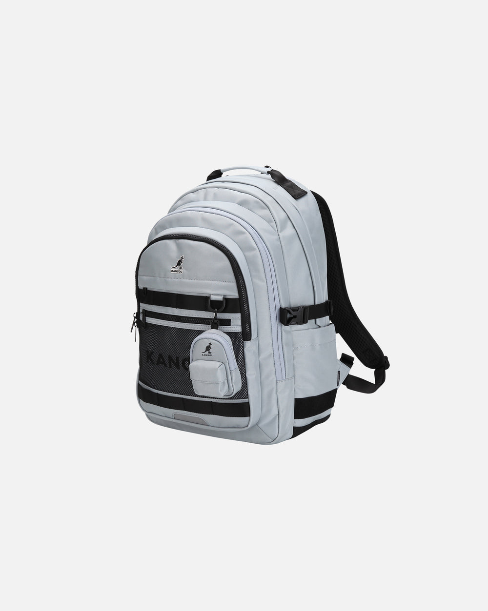 kangol mini backpack Squad Spacious main compartment fits an iPad Cord Backpack - Blue