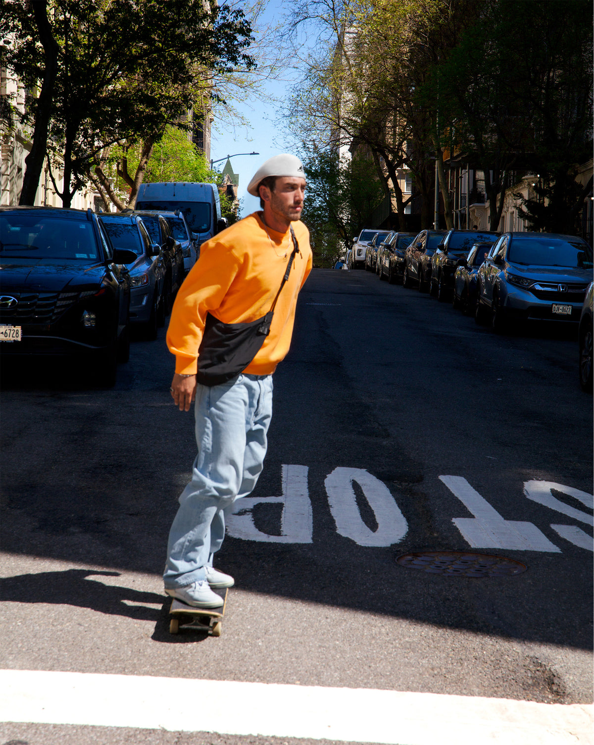 Roberto Crewneck in Mock Orange