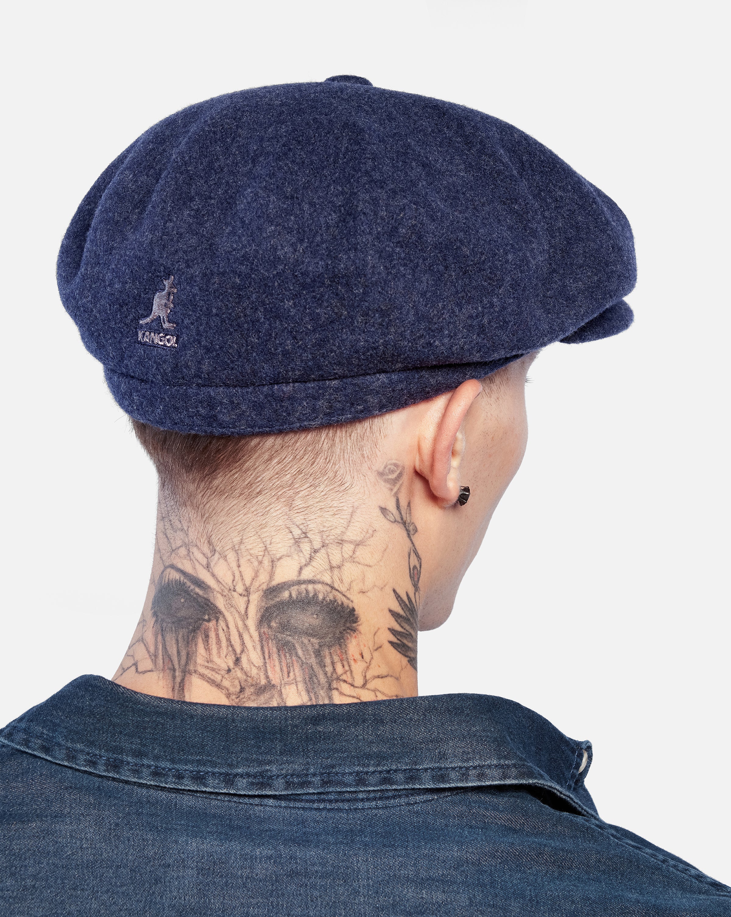 Navy Kangol Caps And Hats Wool Hawker – Kangol1