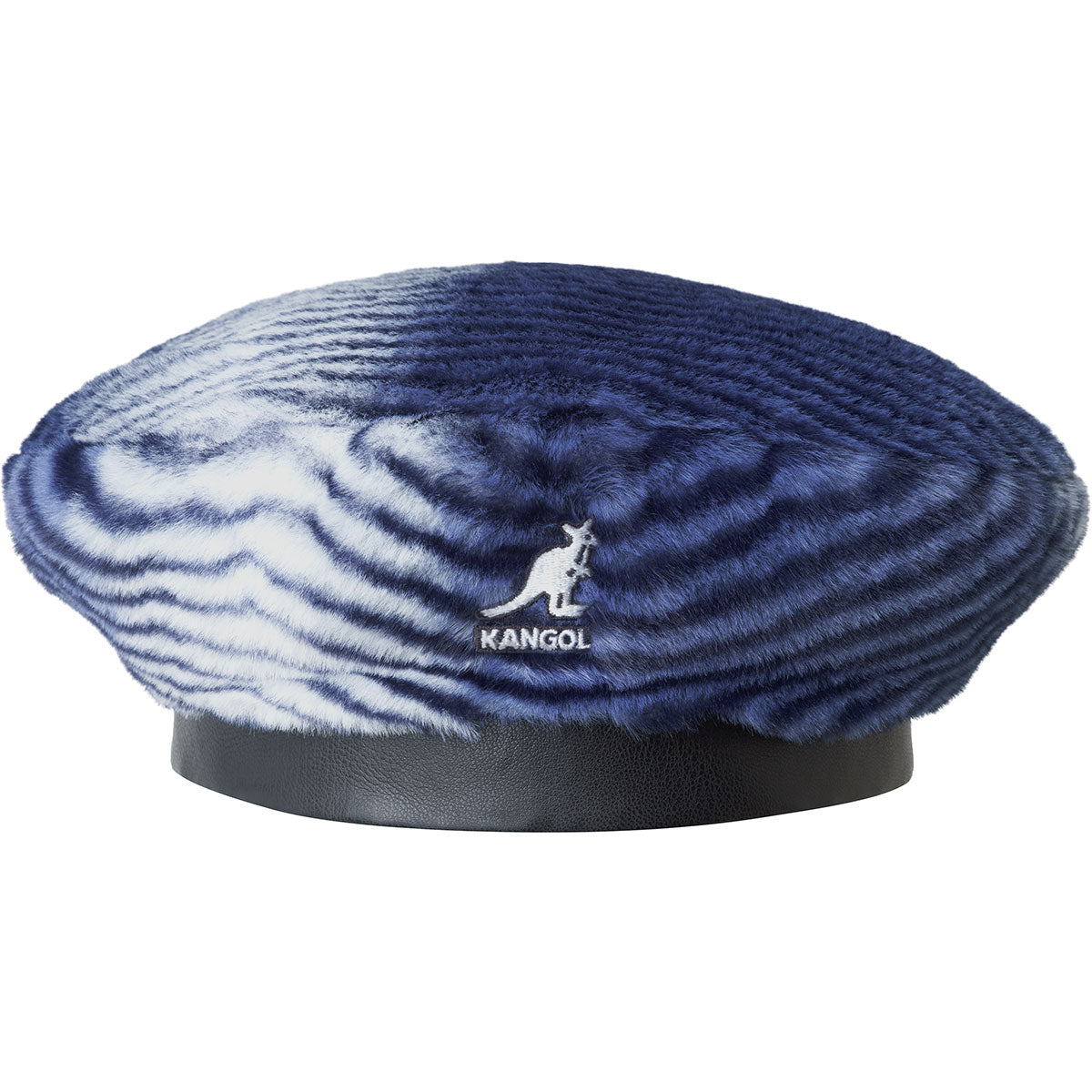 Kangol Faux Fur Beret Blue Mongoose S M